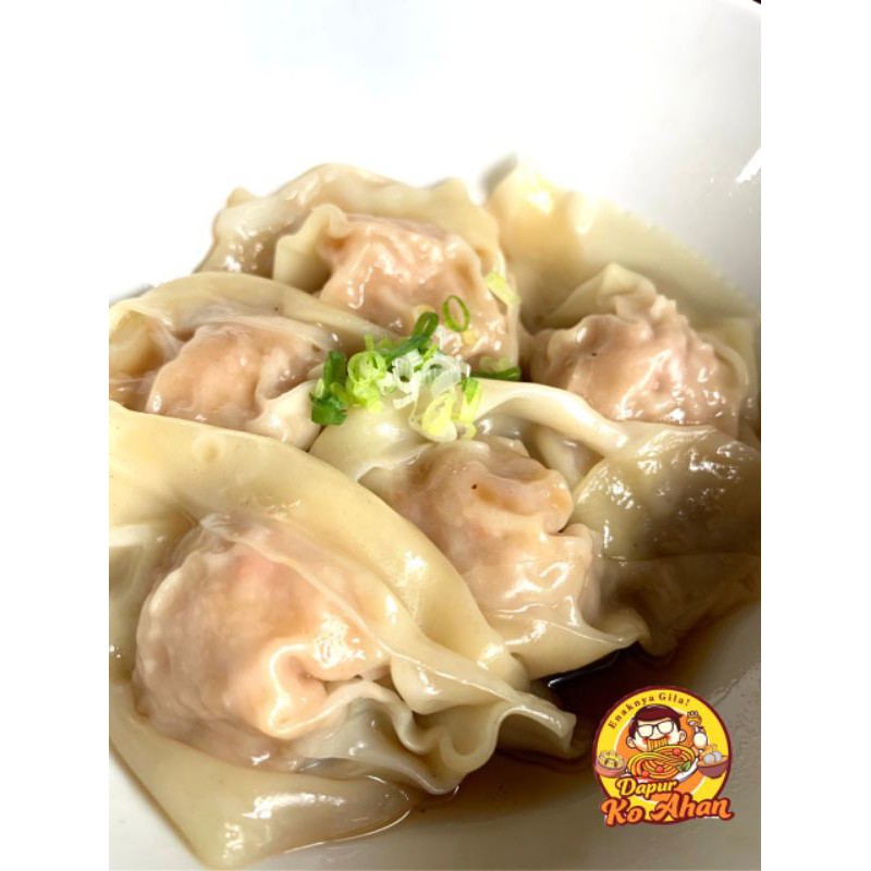 

Pangsit Wonton Babi Rebus Non Halal Ko Ahan