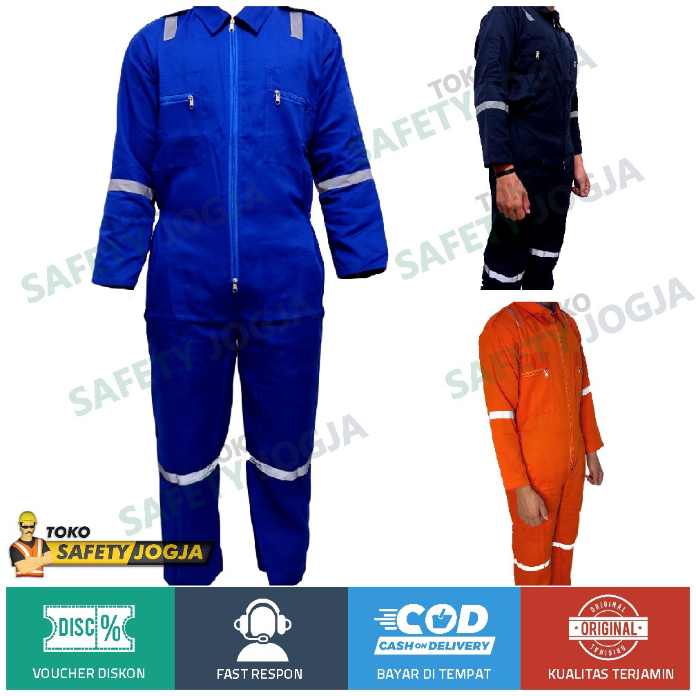 COVERALL WEARPACK TERUSAN SERAGAM PAKAIAN SAFETY KERJA