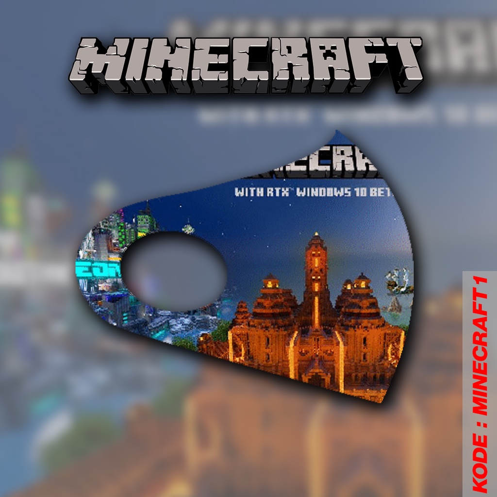 Masker Scuba Anak MINECRAFT 1