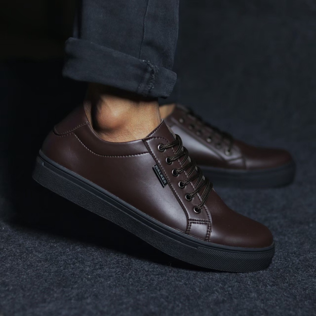 SEPATU SNEAKERS PRIA SEKOLAH KULIAH DEWASA KULIT ASLI ORIGINAL CASUAL FORMAL SEPATU FORMAL PRIA KERJA KANTOR GURU PNS PESTA RESMI NYAMAN FASHION TRANDY