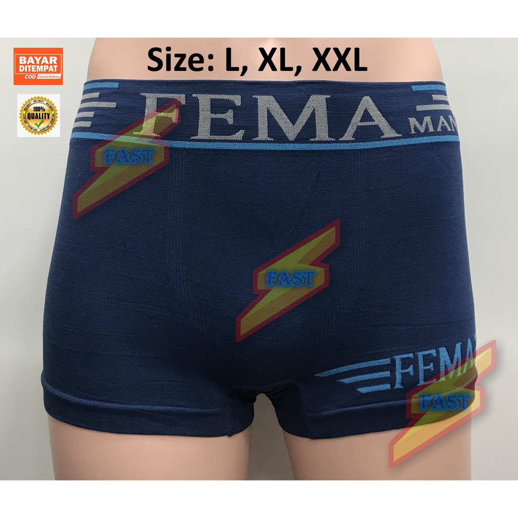 CELANA DALAM BOXER COWOK  BOXER FEMA RAJUT