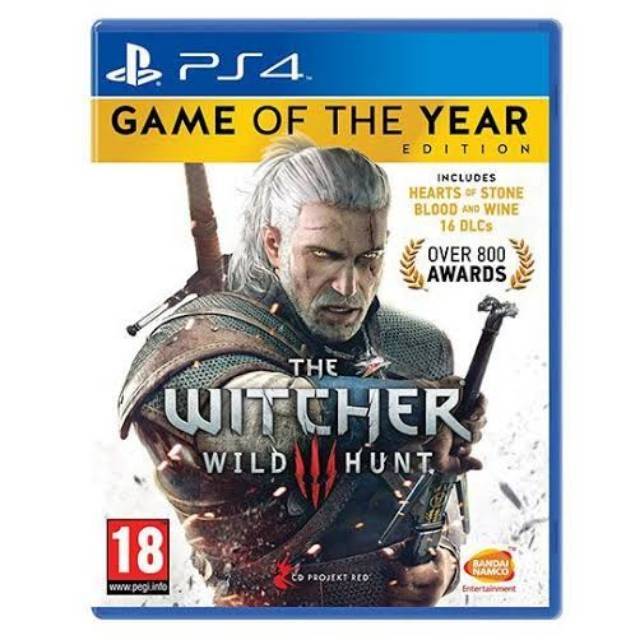 KASET/CD FOR PS4 THE WITCHER WILD HUNt