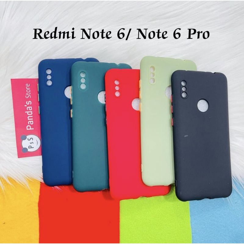 Case Redmi Note 6 / Note 6 Pro Babycase + Pelindung Kamera, Makaron Full Color (PsS)