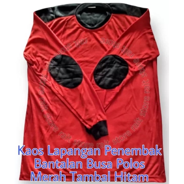 Kaos Lapangan Penembak Bantalan Busa Polos