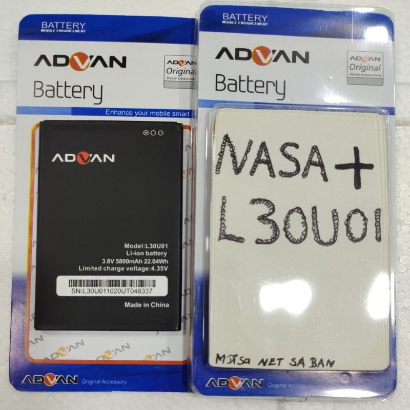 Baterai battery batrai batre ADVAN NASA+ Advan nasa plus original