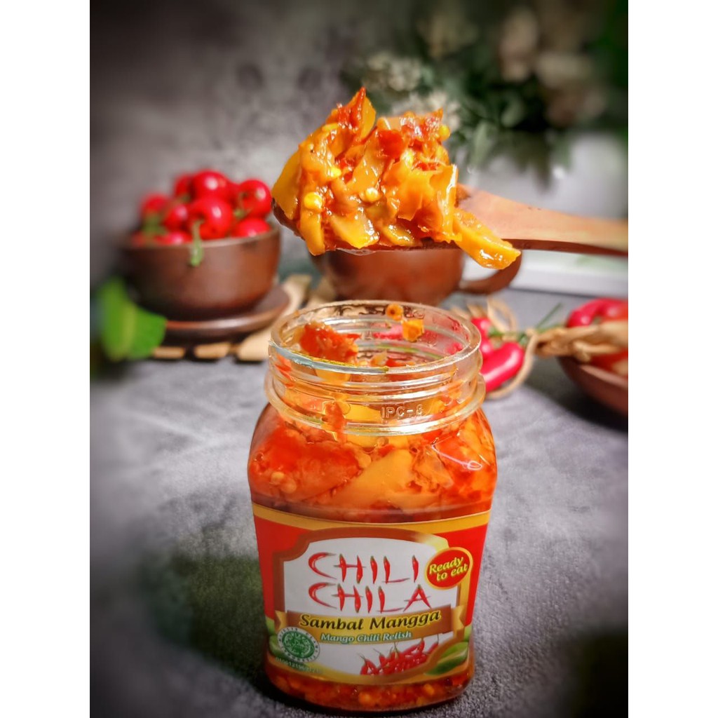 

SAMBAL BOTOL KEMASAN CHILI CHILA VARIAN MANGGA ISI BANYAK 210GRAM