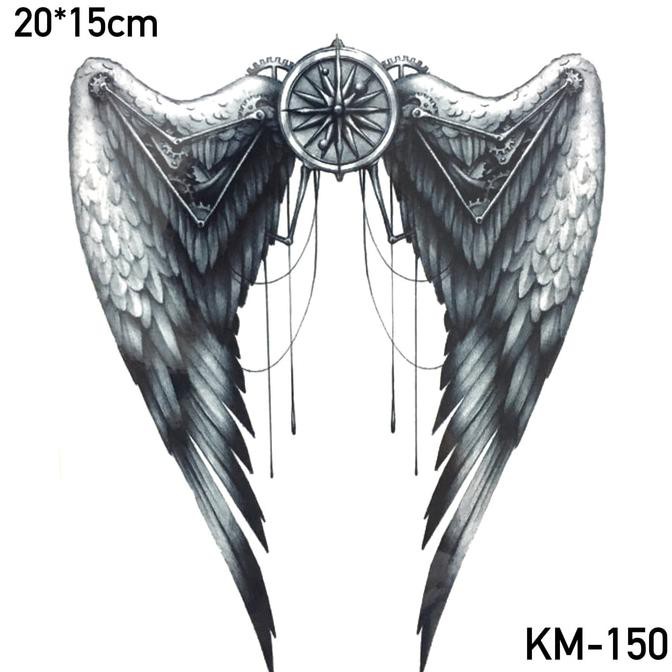 ILARISl Temporary Tattoo Wings - Tato Leher Punggung STICKER TATTOO KM-150