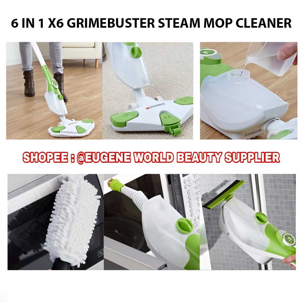 6 IN 1 MOP STEAM MASTER VACUUM CLEANER ALAT SAPU PEMBERSIH LANTAI ELEKTRIK SAPU VAKUM STEAM UAP LANT