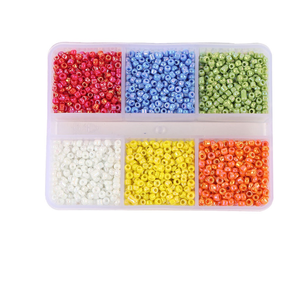 2mm bahan craft aksesoris strap mask gelang kalung 2800 pcs Beads Kit