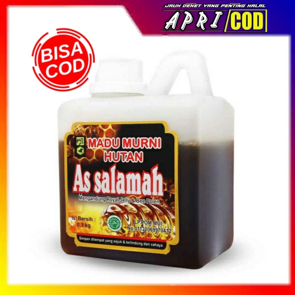 

Madu As Salamah Madu Murni Asli Hutan 500Gr Assalamah Buah 500Gr