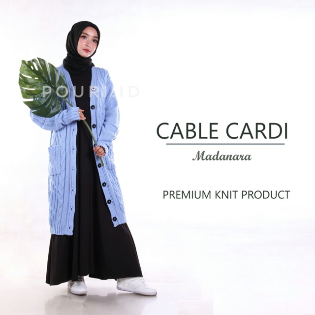 Cable Cardi Long Madanara