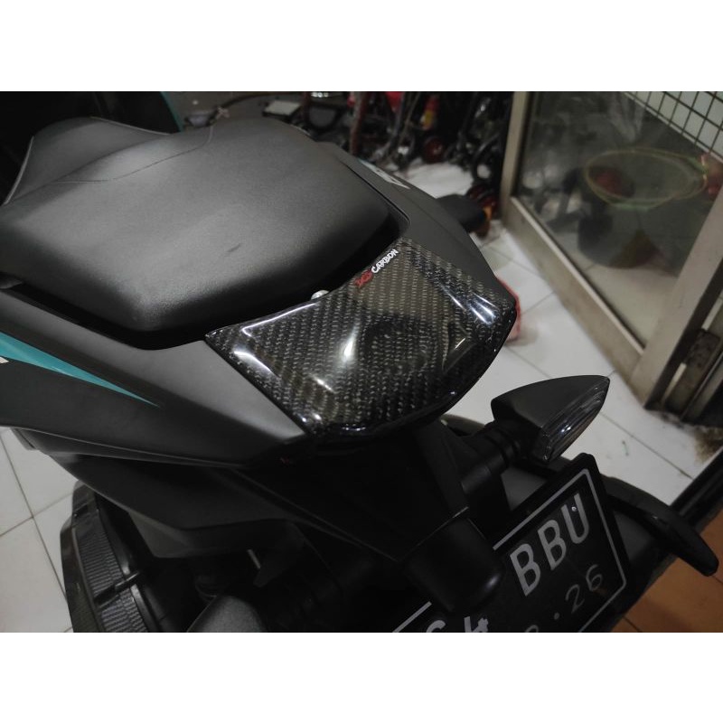 paket carbon kevlar all new aerox connected *cover dasi + cover ducktail*