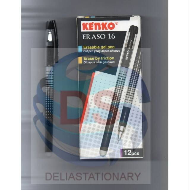 

PULPEN GEL ERASO 16 KENKO YANG DAPAT DIHAPUS