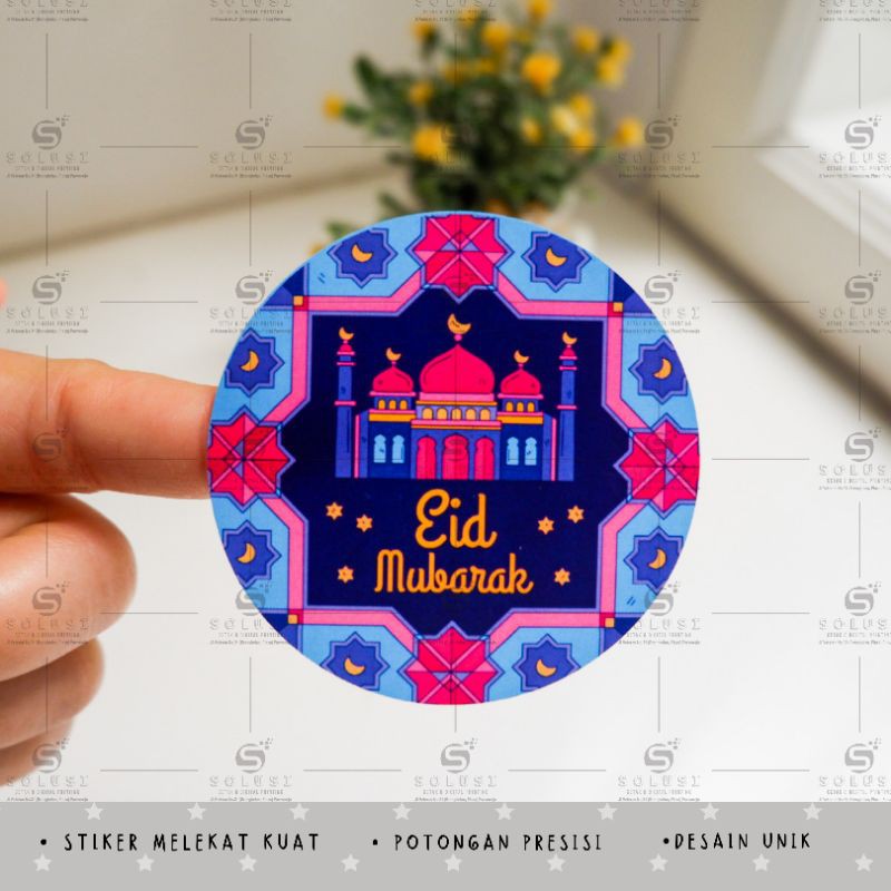 

Stiker Lebaran Bulat / stiker bulat toples / stiker lebaran toples / label makanan / stiker label lebaran