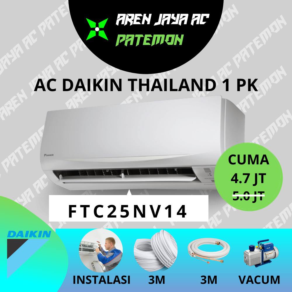 Termurah Ac Daikin 1 Pk Thailand 780 Watt Semarang Shopee Indonesia 