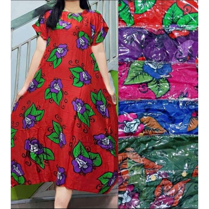 DASTER WANITA / DASTER LENGAN PENDEK / DASTER MODEL TERBARU / DASTER RAYON MOTIF / DASTER MOTIF KEKI