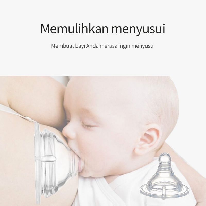 Dot nipple wideneck pengganti untuk botol susu anak