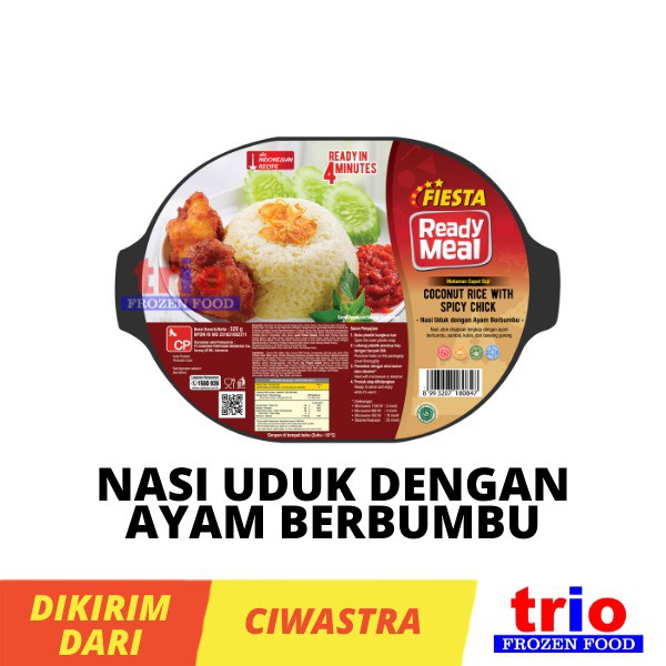 

FIESTA Ready Meal Coconut Rice With Spicy Chick / Nasi Uduk dengan Ayam Berbumbu