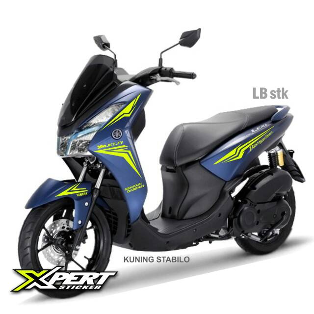 30 Ide Modif Stiker  Yamaha Lexi  Aneka Stiker  Keren 