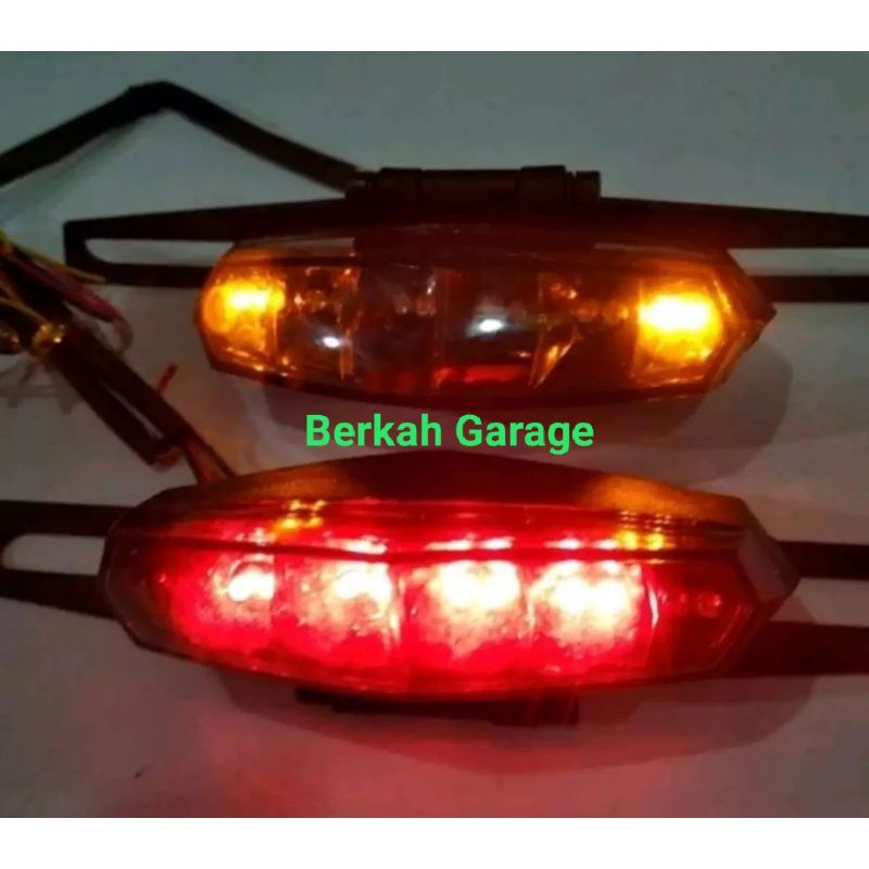 Lampu Stop Led Rx King Plus Sen Custom Bawah Jok Led Terang