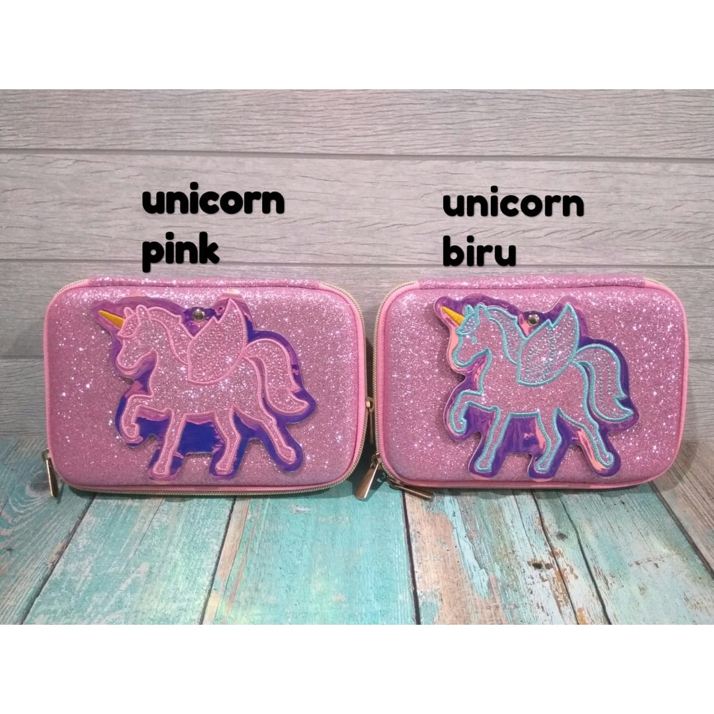 

PENSIL CASE MIRROR / BLINK CASE / UNICORN MERMAID / TEMPAT PENSIL HARDTOP HARDCASE / HADIAH KADO