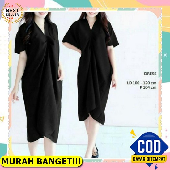 Nabila Dress | Dress Wanita Muslim Terbaru | Dress Korea Casual Party Ceruty Kondangan Murah Premium
