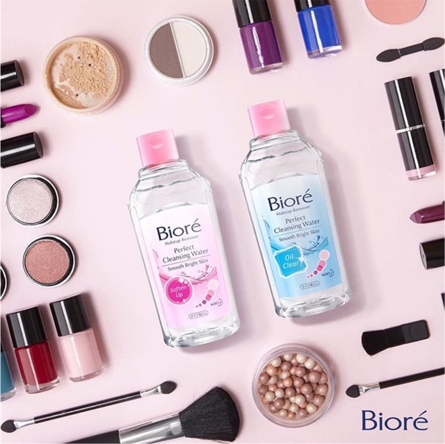 Biore Makeup Remover Micellar (Soften Up &amp; Oil Free )Perfect cleansing Water