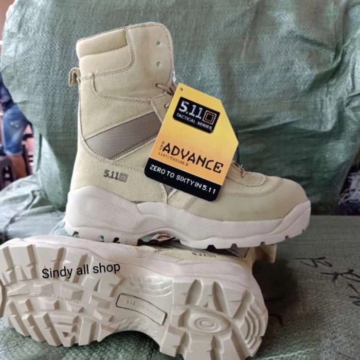 Coklat Import - Sepatu Boots 511 Tactical Import 8 Inch - Hitam - Coklat Gurun