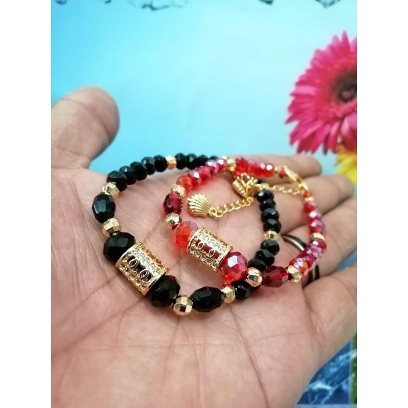 gelang kristal Ceko //perhiasan. //gelang