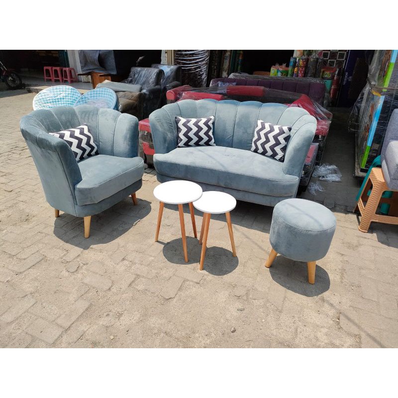 Sofa retro kerang Minimalis / Sofa minimalis kerang