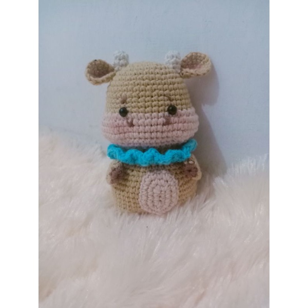 BONEKA RAJUT/AMIGURUMI SAPI (ZODIAK)