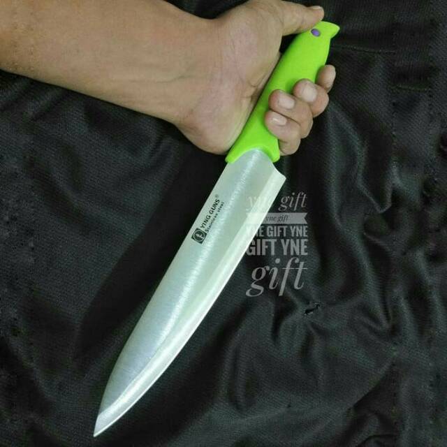 Pisau Dapur Fillet Ying Guns 33 cm Fat Hijau,  Pisau Koki,  Pisau Masak