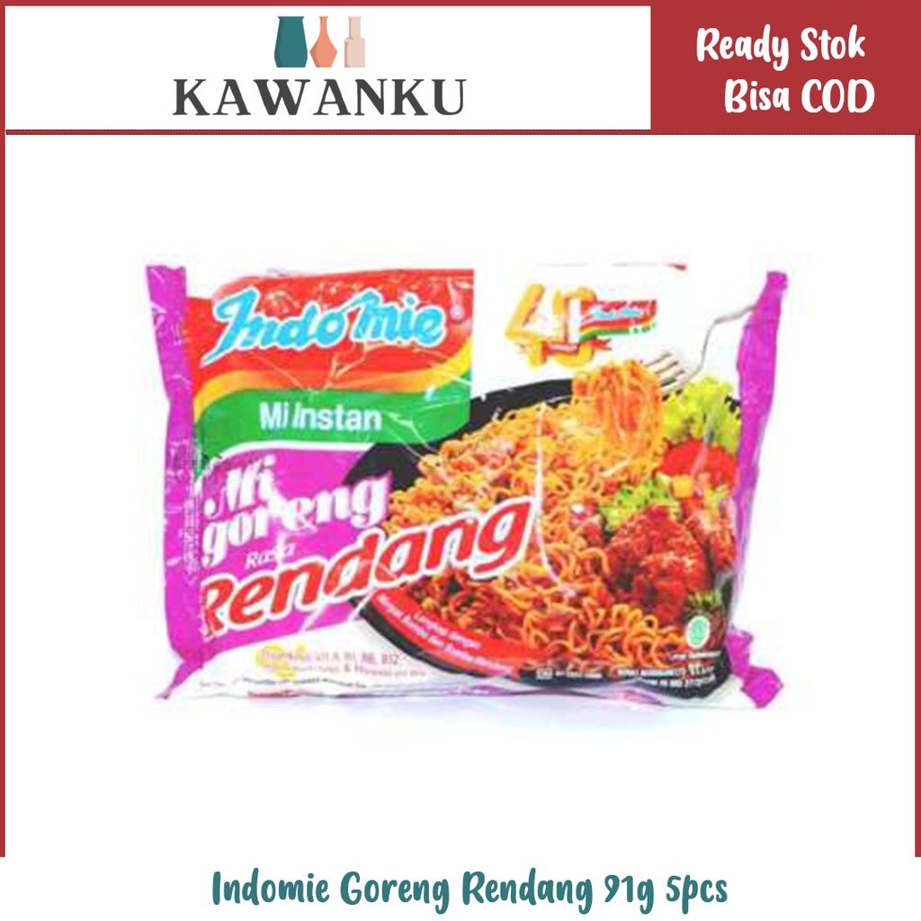 

Indomie Goreng Rendang 91g 5pcs