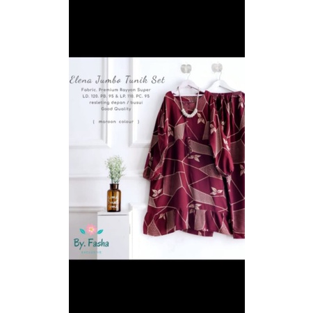 ELENA JUMBO TUNIK SET BY FASHA