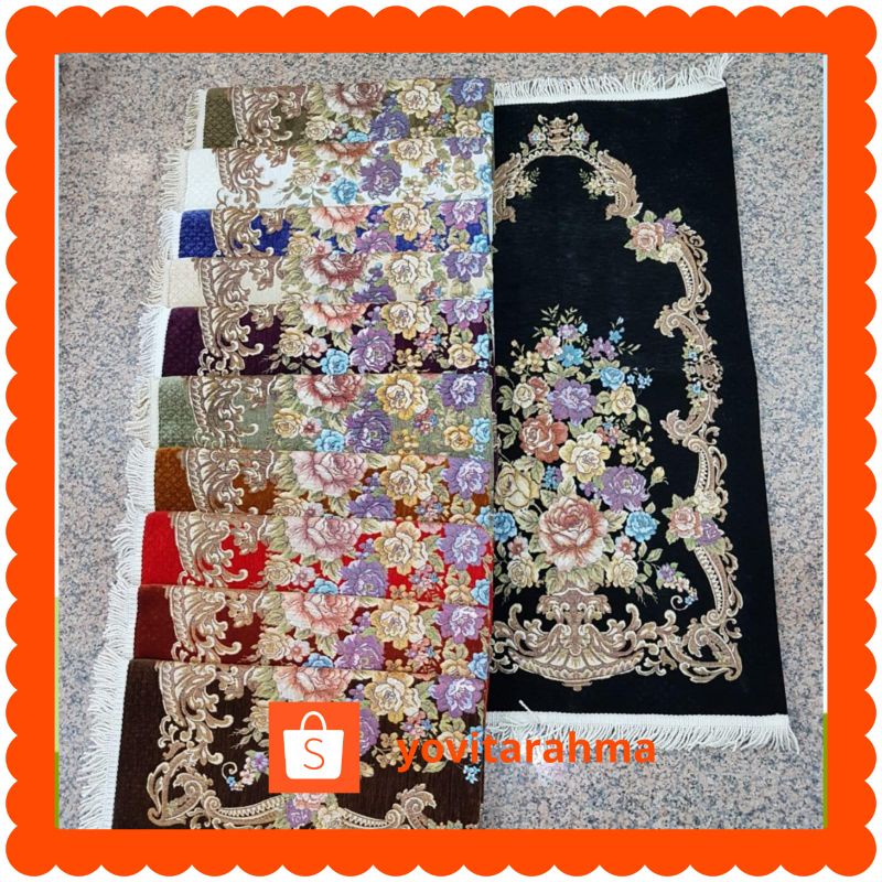 (READY) Sajadah Made in Turkey Turki ottoman ipek silk premium seserahan mas kawin lux luxury shabby