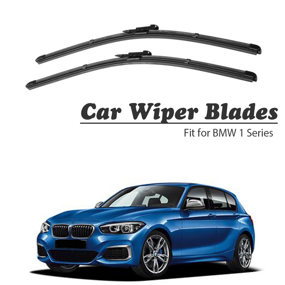 1 Set Karet Wiper Kaca Depan Mobil Untuk BMW F20 F21 E87 E82 E81 BMW 1 Series