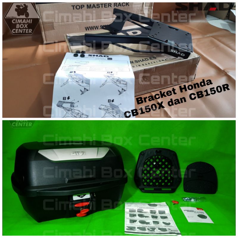 Paket Promo Bracket CB150X CB150R + Box Givi E43NTL