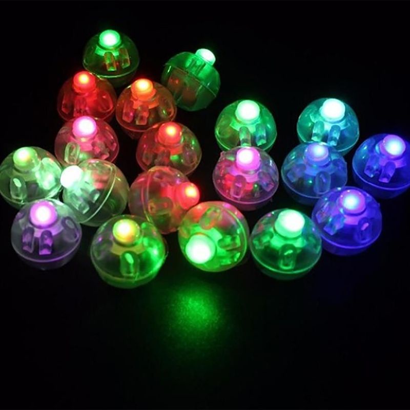 Mary 10pcs Lampu LED Mini Lampu Untuk Dekorasi Pesta Ulang Tahun Lentera Balon