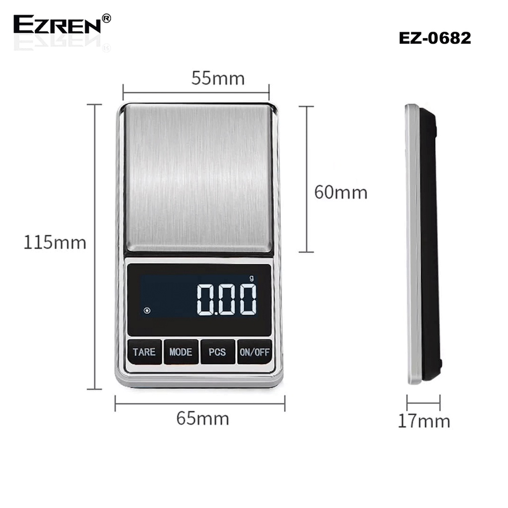 Ezren EZ-0682 Timbangan Emas 500gr /0.01g