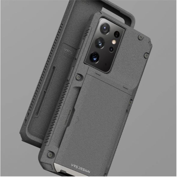 Case Samsung Galaxy S21 Ultra / S21 Plus / S21 5G VRS Design Damda Glide Pro Card Holder Casing