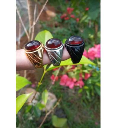 Tidak Diragukan.. CINCIN BATU AKIK GETAH KATILAYU ASLI  ALAM/BUAT MANCING IKAN