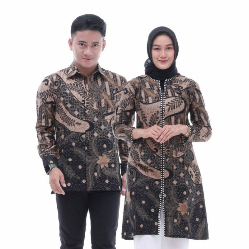 Maura Couple - Sania Ruffle Batik Couple Ori Ndoro Jowi DNT Garansi Termurah Shopee