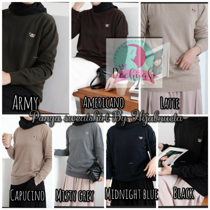 ponya sweatshirt by Hijab nueta