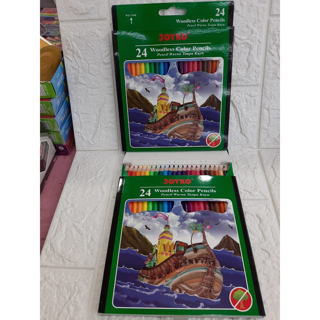 

PENSIL WARNA JOYKO 24 WARNA PENSIL WARNA JOYKO MURAH