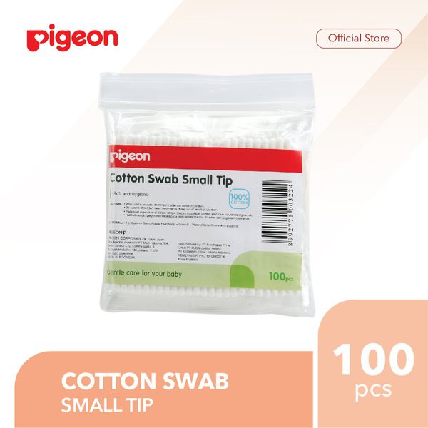 Pigeon Cotton Swab Small Tip - Cotton Bud Untuk Bayi Isi 100pcs