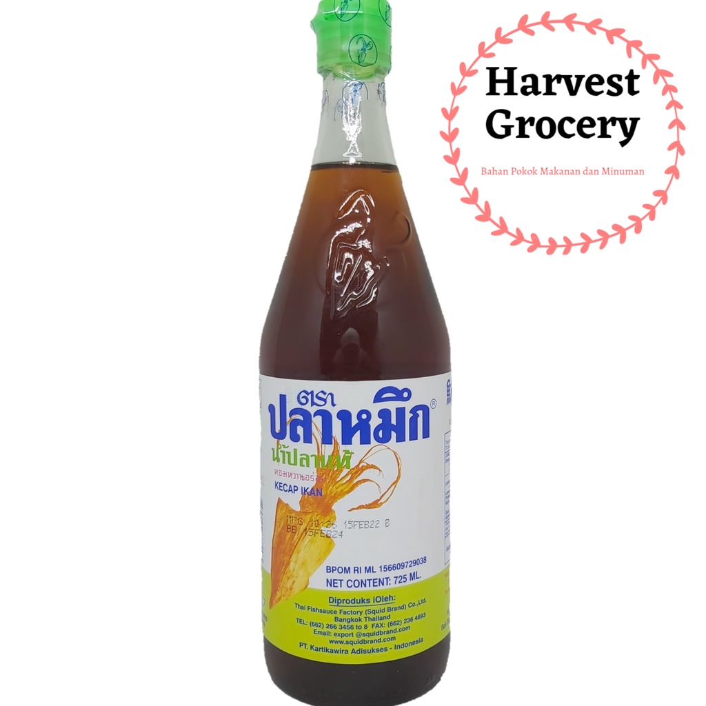 

Squid Brand Fish Sauce / Kecap Ikan 725ML