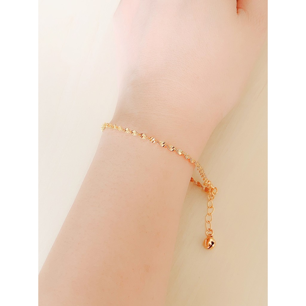 Gelang Wanita Model Rantai Melintir Gold Xuping