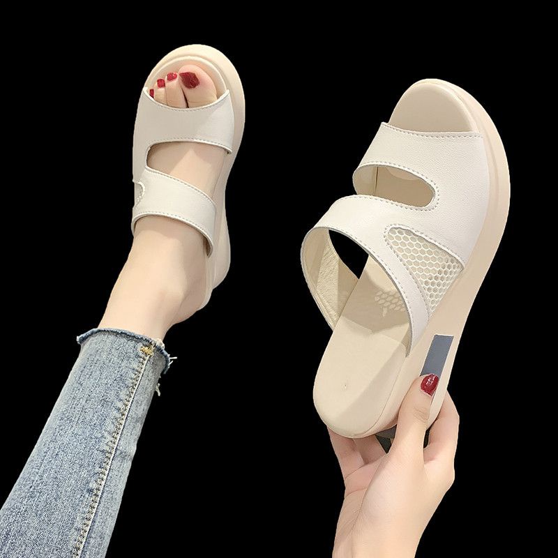 NF068 - Sandal Wedges Versi Korea Fashion Import Wanita