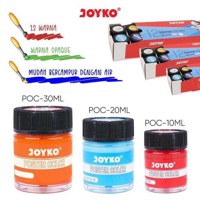 

BISA COD Cat Poster Poster Color Joyko POC 12 Warna/CAT AKRILIK SET/CAT AKRILIK SET 24 WARNA/CAT AKRILIK PASTEL/CAT AIR/CAT AIR LUKIS SET/CAT AIR GIOTTO/KUAS LUKIS 1 SET/KUAS LUKIS KECIL/KUAS LUKIS LENGKAP/KANVAS LUKIS/KANVAS LUKIS SKETSA/KANVAS LUKIS
