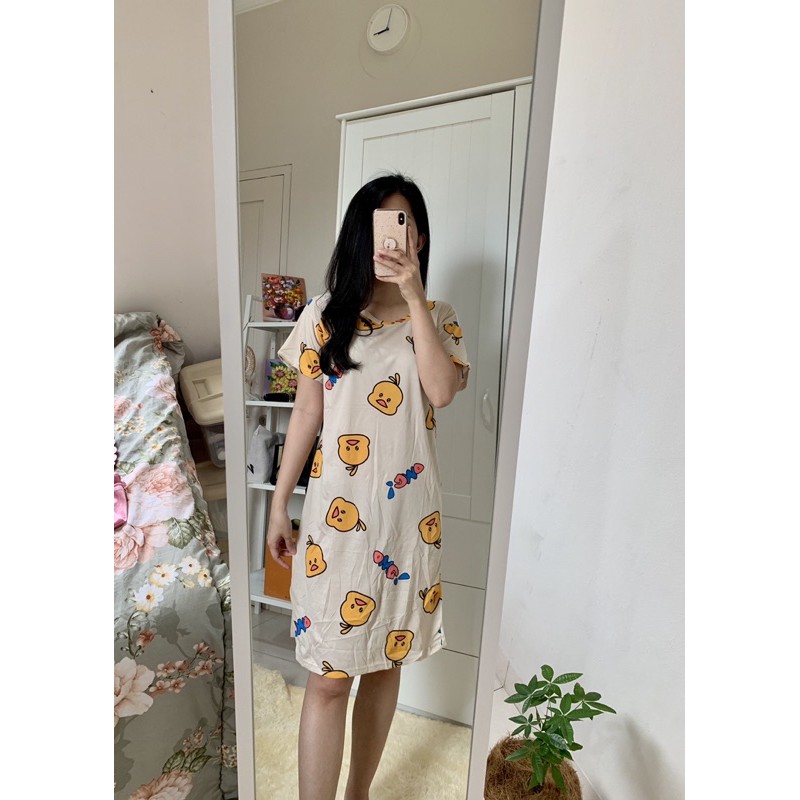 piyama daster piyo choco free pouch